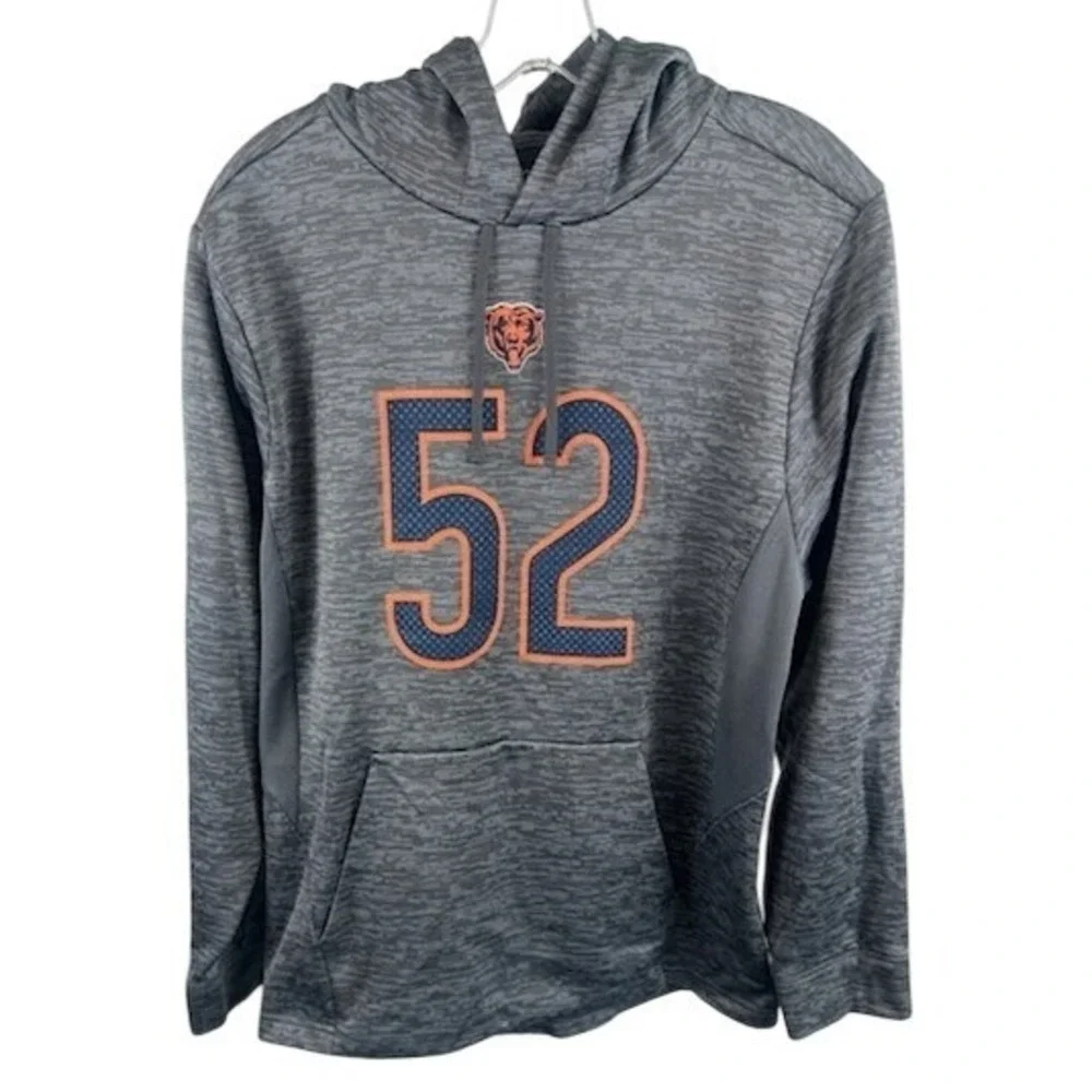 NFL Chicago Bears Khalil Mack #52 Pro Line Fanatics Hoodie Sweatshirt Size Small
